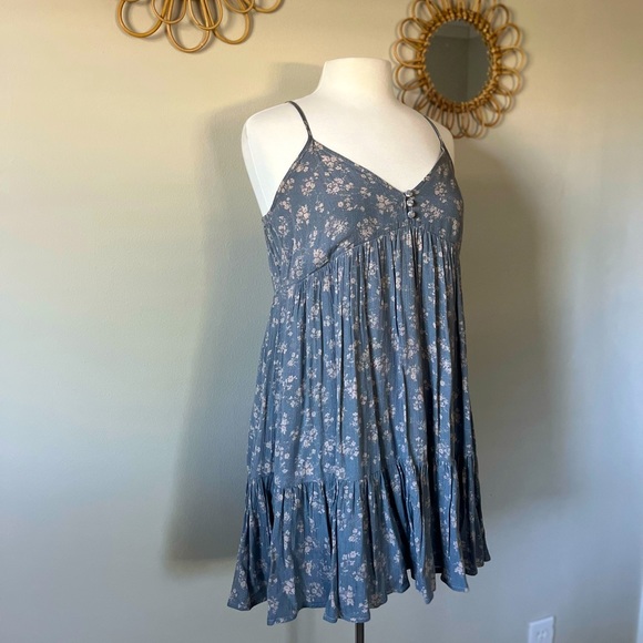 Dress Forum Dresses & Skirts - Floral Print Babydoll Tiered Dress